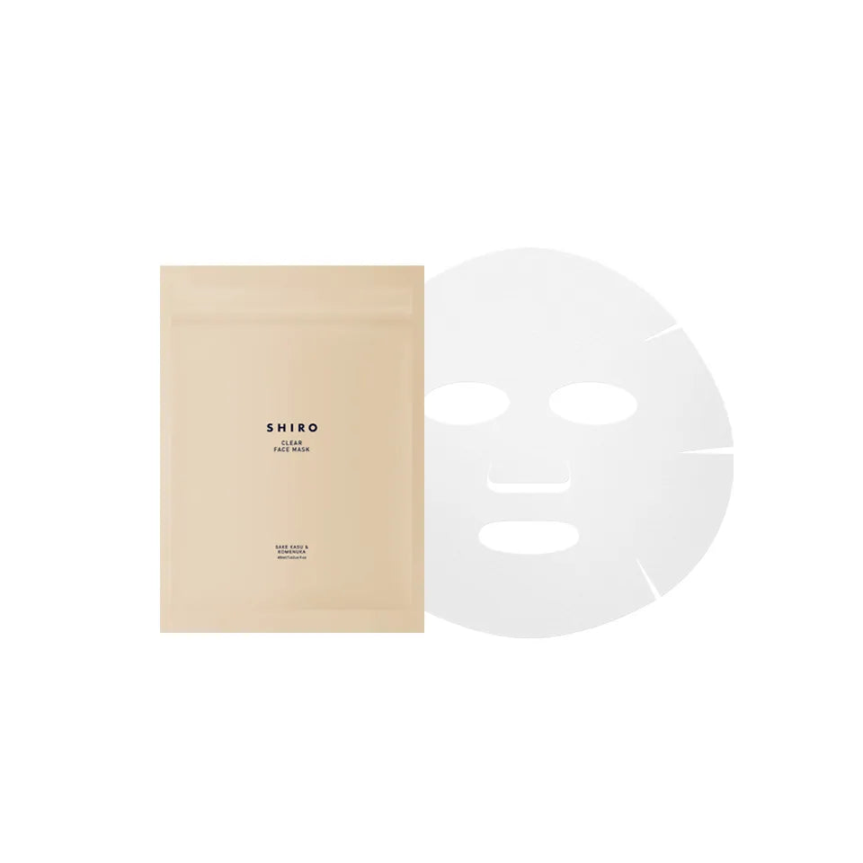 Sake Lees and Rice Bran Face Mask